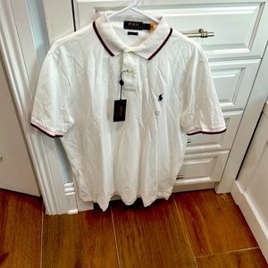 Men's pique knit polo shirt